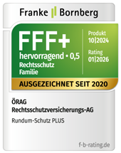 Franke und Bornberg: Qualitaetssiegel für den Rundum-Schutz-Plus Familie der ÖRAG